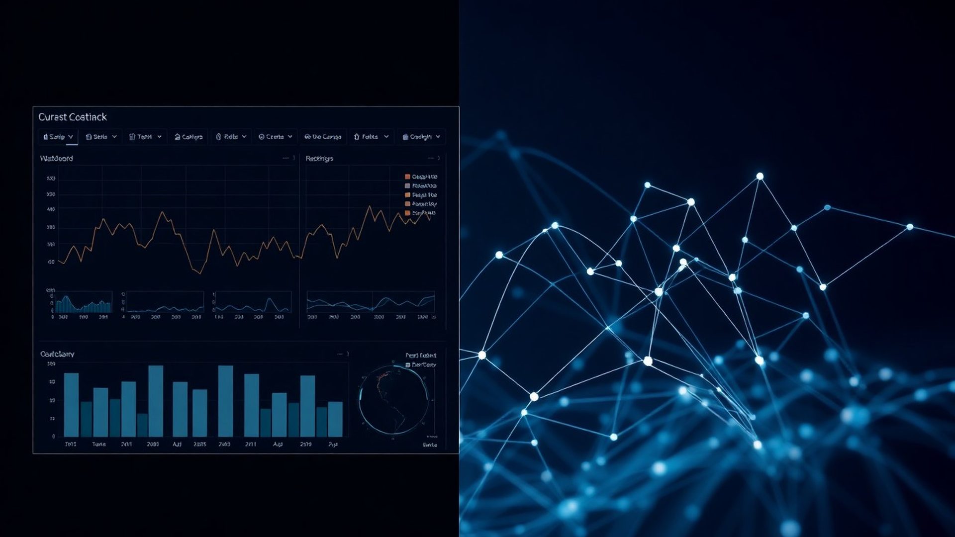 Vizuál dátového dashboardu Atelier Baláž